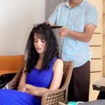 Jashn Agnihotri Instagram - When you are caught taking a #nap on #set as #styling is being done 🙈 Video courtesy : @ishan_makeover @akhil_hairstylist Project :#mainjashanhoon casting by :@gleameofficial #memories #awesomeshoot ❤️