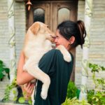Jasmine Rath Instagram - Bebo🤍 She is my daughter and my love,too 💜 #jasminerath #bebo #dogmom #doglover #petlovers #cutiepie #loveyou #togetherforever