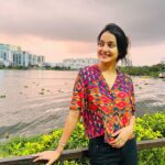 Jasmine Rath Instagram - Be your own reason to smile❣️ #jasmjnerath Durgam Cheruvu