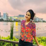 Jasmine Rath Instagram - Be your own reason to smile❣️ #jasmjnerath Durgam Cheruvu
