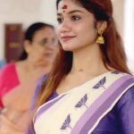 Jasnya Jayadeesh Instagram - Elegance is the only beauty that never fades. 🤍 👗 @ar_handlooms_kuthampully ❤️ 📸 @arun_anedath 🤍 @neethu_jayan2 🤍