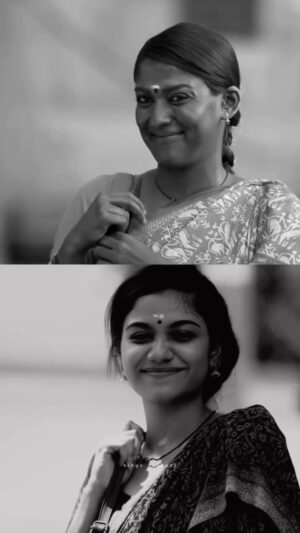 Jasnya Jayadeesh Instagram - In love with this edit by my grl @_kings_3queenz_ @shii_bii_ 🤍 this is one of my fav recreation too🤍
Bhavani is 🥹🫰🏻 @nayanthara mam 🤍
Dop 📸 @abi_fine_shooters 
@anshad_shereef 
.
@neethu_jayan2 @arun_anedath @jayadeesh_k_damodar