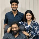 Jasnya Jayadeesh Instagram - Fam 🤍🤗 @jayadeesh_k_damodar @jasnith_kj ❤️ 📸 @neethu_jayan2 😘 Dubai, UAE