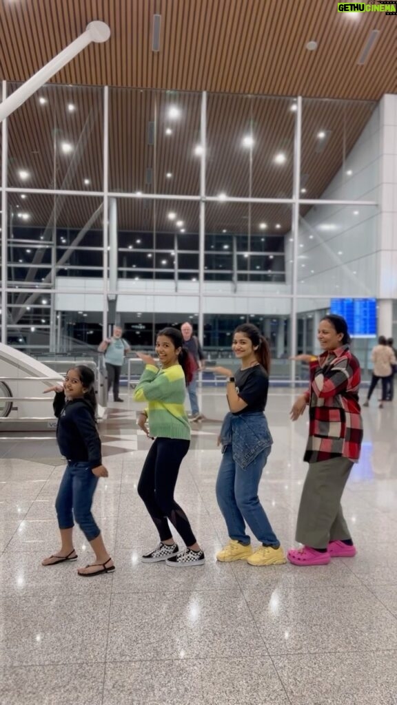 Jasnya Jayadeesh Instagram - Just a couple of weirdos in Love at Kuala Lumpur Airport 😅❤️🏃‍♀️😈 @sreyajayadeepofficial____ @devanandha.malikappuram Missin the PULARIKINNAM @pranavks95 ❤️ . Thanks for the idea and videography @neethu_jayan2 ❤️ Special thanks jibin uncle ❤️ Special appearance @meprezi aunty ❤️