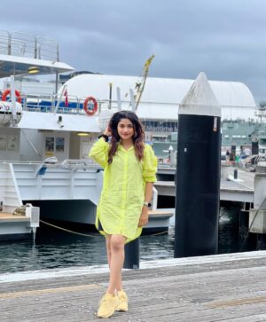 Jasnya Jayadeesh Instagram - Achante/brothernte/Apoopante/Mamante shirt annonilla chodyam nirodhichirikkunnu 😁❤️🤗
#sydneyaustralia ❤️.
Pc @neethu_jayan2 😘❤️