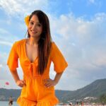 Jazz Sodhi Instagram – Mornings ☀️🕶️👙⛱️🐚💛 Patong, Phuket Thailand