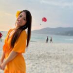 Jazz Sodhi Instagram – Mornings ☀️🕶️👙⛱️🐚💛 Patong, Phuket Thailand
