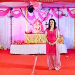 Jennifer Mistry Bansiwal Instagram - Ganpati Bappa Morya #jennifermistrybansiwal #jmb #Lekissha #lekisshamistrybansiwal #jenissha #ganpatibappamorya