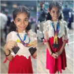 Jennifer Mistry Bansiwal Instagram - Lekissha won bronze medal in Kata and Kumite both in Shotocup... thanks @baduumesh for the training #jennifermistrybansiwal #jmb #lekisshamistrybansiwal #Lekissha #jenissha #bobbybansiwal #mayurbansiwal #karate #competition Andheri Sports Complex