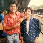 Jennifer Mistry Bansiwal Instagram - JAB WE MET... Throwback to the pics of a month after we met in 1998, pics are from the trip to Mumbai visit when I came to apply for air hostess interview with Bobby (my then boy friend)... Never knew will end up in totally different profession and settling in Mumbai... the only thing constant is US @bobbybansiwal Ps... Coat I m wearing was borrowed from a friend #jennifermistrybansiwal #bobbybansiwal #mayurbansiwal #jmb #jennybobby #throwback #thursdaythrowback Mumbai, Maharashtra