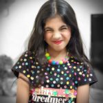 Jennifer Mistry Bansiwal Instagram - MY LEKISSHA... Ps... I made this t shirt from an old plain black t shirt, also made her necklace and earrings... love to do things for her... she is my life #jennifermistrybansiwal #lekisshamistrybansiwal #Lekissha #jenissha Hiranandani Garden Powai
