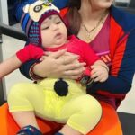 Jina Samal Instagram - #Pampered with bada mama 👶❣️ ZR Star Gym