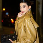 Juhi Godambe Instagram - Night in Paris with @louboutinworld ❤️ . . Wearing @normakamali @revolve Earrings @amamajewels Bag & Shoes @louboutinworld #jginparis