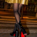 Juhi Godambe Instagram - Night in Paris with @louboutinworld ❤️ . . Wearing @normakamali @revolve Earrings @amamajewels Bag & Shoes @louboutinworld #jginparis