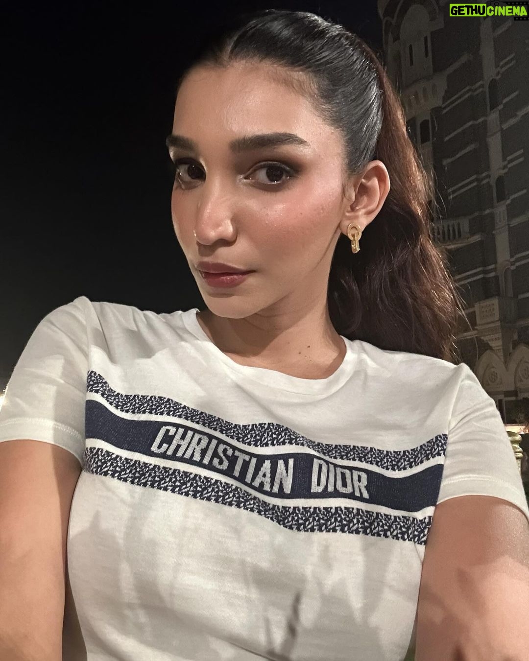 Juhi Godambe Instagram - A festive evening with @diorbeauty @dior 🤍✨🎄 . . Wearing all @dior Styled by @edwardlalrempuia #DiorHoliday #DreamInDior