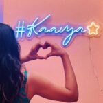 Kaavya Arivumani Instagram - Love and love only 🫶🏻 #kaavya⭐️ Thankyou for customising this beautiful one 🦋❤️ @sign_it_neon #kaavya#kaavyaarivumani