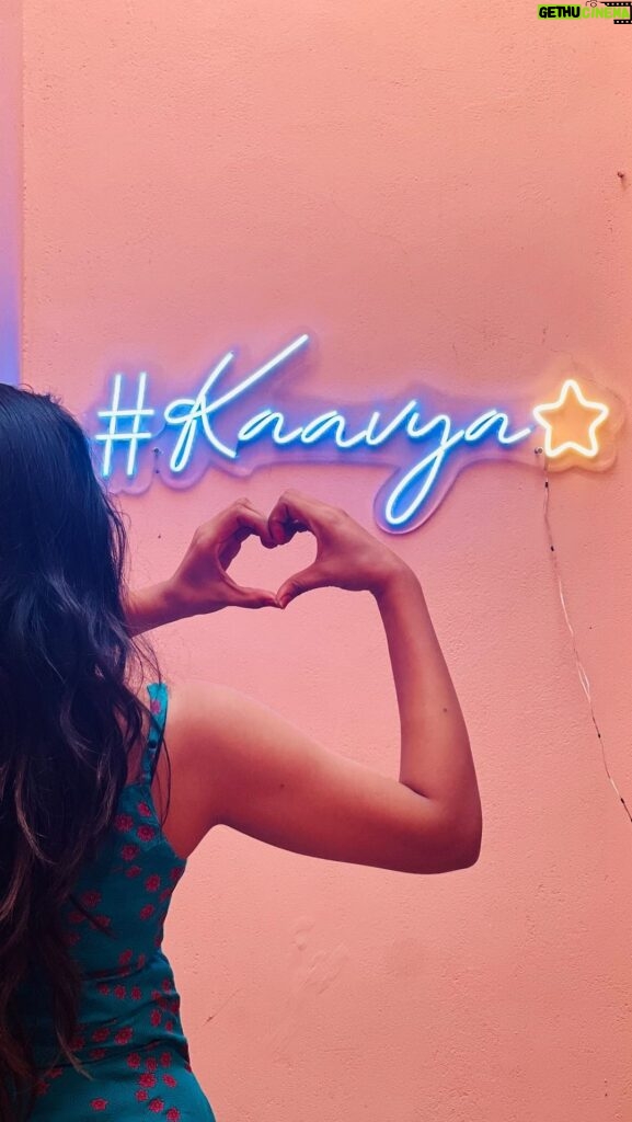Kaavya Arivumani Instagram - Love and love only 🫶🏻 #kaavya⭐️ Thankyou for customising this beautiful one 🦋❤️ @sign_it_neon #kaavya#kaavyaarivumani