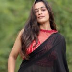Kaavya Arivumani Instagram – Love for black never stops ♠️🖤

Pretty blouse :@irish_blouses 
#kaavya#kaavyaarivumani