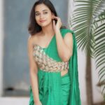Kaavya Arivumani Instagram - Green-tastic 🍀🍃 Costumes - @f2f_designerboutique Stylist - @keziah_costume_stylist Photographer - @camerasenthil Makeup - @jeevya_makeoverartistry Hair - @purpleplusnagu Shoot Organized by @rrajeshananda