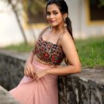 Kaavya Arivumani Instagram - I look more chubbier than now,since it was shot five months back ! ☺️💓 @indu_ig @haran_official_ @deepika_hairstyles @deepz_beautyjourney @theneedlecraft.world @the_beta_girl #kaavya#kaavyaarivumani