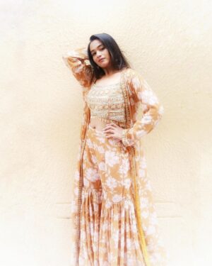Kaavya Arivumani Instagram - I’m a lucid dream💭💎

Styled by :@indu_ig ❤️
📸@evidencemaker 
MUAH:@jeevya_makeoverartistry 
👗@diademstore.in 

#kaavya#kaavyaarivumani