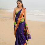 Kaavya Arivumani Instagram - Simply blue🌠 @shree_roopacollections @sathyaphotography3 @beufashions