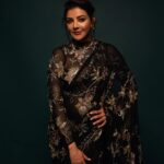 Kajal Aggarwal Instagram - Friday Energy : Slay! ✨ . . . #BhagavanthKesari #promotions Styling - @archamehta Team - @rashmi_angara @niha__varma Outfit - @varunbahlcouture @quirkbrandconsulting Jewellery - @minerali_store Makeup - @vishalcharanmakeuphair Hair - @divya.naik25 Photographer - @kannasrihari