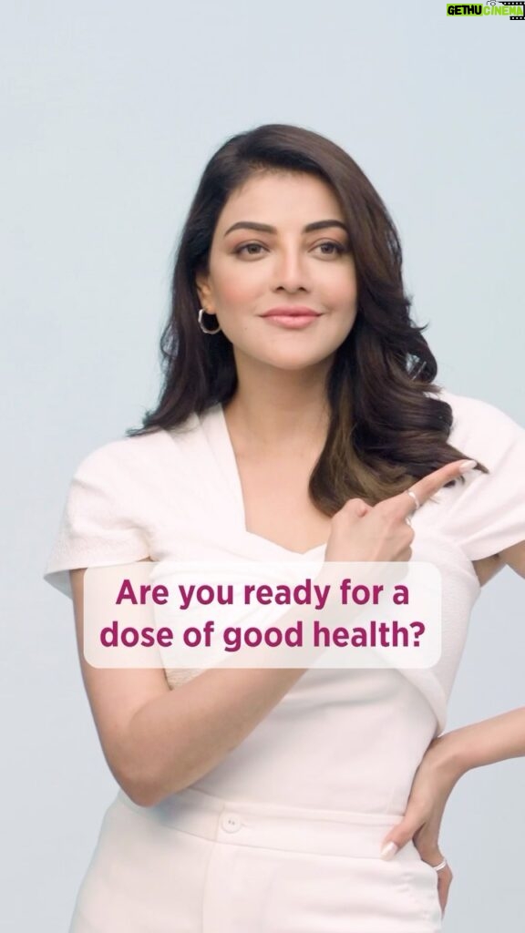 Kajal Aggarwal Instagram - Hey guys, I have some exciting news! I am delighted to partner with Centrum- World’s No. 1 Multivitamin brand. Stay tuned. #CentrumEveryday #CentrumMultivitamins #GlowOfHealth