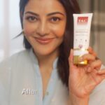Kajal Aggarwal Instagram - Now, you also know the secret to my glowing skin✨♥️ @theayurvedaco #GoldGlow #tac #tacgoldglow #tackumkumadigoldglowduo #tacgoldglowduo