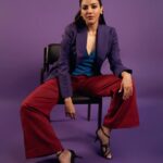 Kajal Aggarwal Instagram - POV💜🩵❤️
