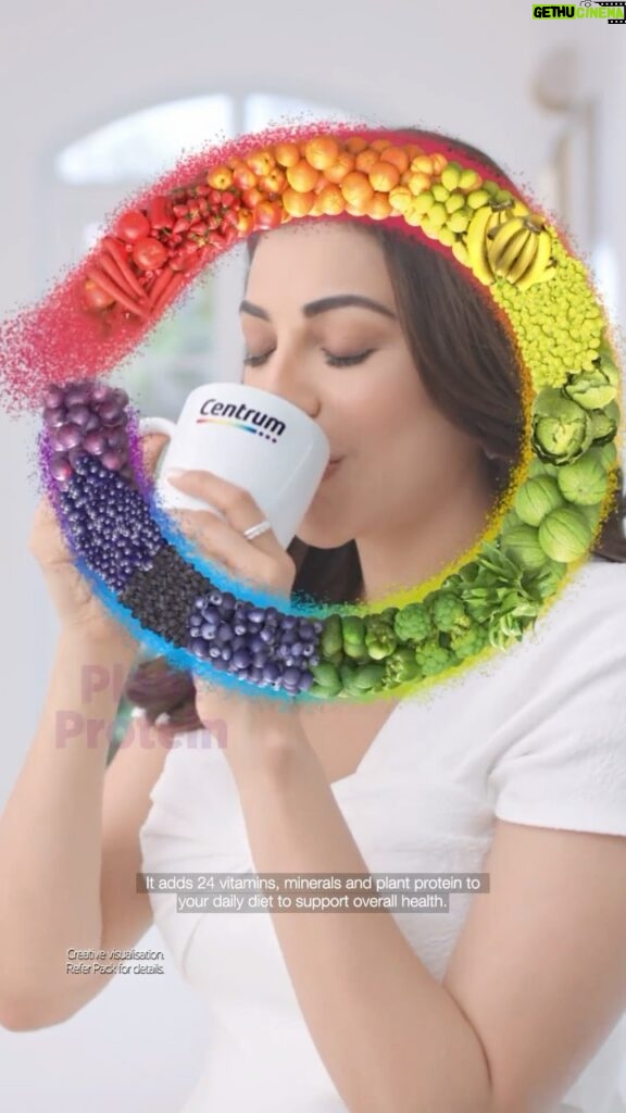 Kajal Aggarwal Instagram - Do you think your daily diet is really balanced? In today’s multi-life where we play many roles, we need nutritional support to do our best. That’s why add multivitamins to your daily diet. Choose Centrum Women Multivitamin Powder from the World’s #1 Multivitamin Brand, which is packed with 24 vital vitamins, minerals and plant protein that support your overall health. #CentrumEveryday #CentrumMultivitamins #GlowOfHealth #Centrum