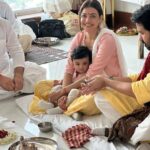 Kajal Aggarwal Instagram - So many emotions while I share this with you ❤️ Had our Grah Pravesh puja earlier this week for our holy abode, a labour of love that is now our home! Feeling so blessed and our hearts are filled with immense gratitude ✨✨🙏🏻 @kitchlug @neil_kitchlu