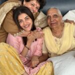 Kajal Aggarwal Instagram - So many emotions while I share this with you ❤️ Had our Grah Pravesh puja earlier this week for our holy abode, a labour of love that is now our home! Feeling so blessed and our hearts are filled with immense gratitude ✨✨🙏🏻 @kitchlug @neil_kitchlu