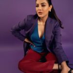 Kajal Aggarwal Instagram - POV💜🩵❤️