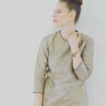 Kalki Koechlin Instagram - I like a left profile. Wearing @raw_mango HMU @blushbybhakti #atwork #easykurta
