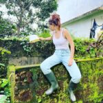 Kalki Koechlin Instagram - All good reasons to be home #composting #thekid #thedog #artsandcrafts #nature