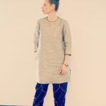Kalki Koechlin Instagram - I like a left profile. Wearing @raw_mango HMU @blushbybhakti #atwork #easykurta