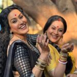 Kamya Punjabi Instagram - When sonagachhi and Bagchi comes together 😄😄😄 . . . . . . . . . . #beauties #masti #funshoot #pagalpanti #indianattire #saree #sareelove #colorstv #neerjaeknayipehchaan #neerjaeknayipehchaan #didun #moushmibagchi #aninditasinha #aninditachatterjee #kamyapunjabi