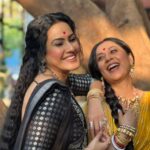 Kamya Punjabi Instagram - When sonagachhi and Bagchi comes together 😄😄😄 . . . . . . . . . . #beauties #masti #funshoot #pagalpanti #indianattire #saree #sareelove #colorstv #neerjaeknayipehchaan #neerjaeknayipehchaan #didun #moushmibagchi #aninditasinha #aninditachatterjee #kamyapunjabi