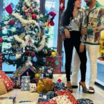 Kanchi Kaul Instagram – From our hearts to yours , Sending heaps of festive fun and joy your way! May your Christmas be filled with laughter, love, and the magic of the season. 🎅🎉 #MerryAndBright #merrychristmas #favouritetimeofyear 🎄💚🎄💚🎄💚