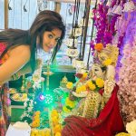Kanchi Singh Instagram - Happy Ganesh Chaturthi #25thyearitis #ganeshchaturthi2023🌸 . . Styled by- @yashasvisingh19 Wearing- @bawreefashions Outfit pr- @fd_mikita_fabricate