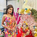 Kanchi Singh Instagram - Happy Ganesh Chaturthi #25thyearitis #ganeshchaturthi2023🌸 . . Styled by- @yashasvisingh19 Wearing- @bawreefashions Outfit pr- @fd_mikita_fabricate