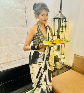 Kanchi Singh Instagram - शुभ दीपावली 🪔💫 #2023 . . Styled by- @yashasvisingh19 Wearing- @bawreefashions Outfit pr- @fd_mikita_fabricate