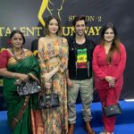 Karan Sharma Instagram – A night to remember – Best wishes to @talentrunwayfashionshow @abhi1_15 .. glad we met again 😃❤️@vividhakirti .. c ya soon !