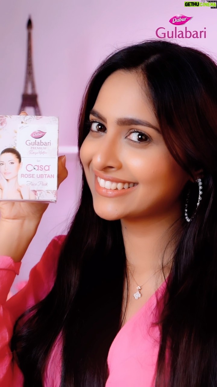 Karishma Sawant Instagram - Unwinding after a long day on set with my trusted skincare companions - Dabur Gulabari and Ubtan. 🌹 These beauty essentials not only cleanse and rejuvenate my skin but also keep it radiant and refreshed. Join me as I share some real talk about the film industry and my secret skincare tips. Stay tuned! ✨ #DaburGulabari #DaburUbtan #SkincareRoutine #BollywoodLife #NaturalGlow #SkinRejuvenation #BeautySecrets #BehindTheScenes #RealTalk #GlowingSkin #RadiantComplexion #UnwindWithMe #SkincareTips #StayTuned”