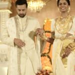 Karthika Nair Instagram – Embarking on a timeless journey of love, Karthika Nair and Rohit Menon’s wedding unfolds a breathtaking tapestry of tradition.Celestial moments and star-studded grace illuminate this joyous celebration of two hearts uniting in the divine dance of matrimony. 💖🌟 #KarthikaRohitWeddig
#rohitchedkat  #maritusevents #weddings #karthikanair #celebrity Uday Palace Convention Center
