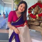 Karunya Ram Instagram – Saree love💜🤍🩷💕
:
:
:
Saree : @anayra_couture 
Jewllry : @aabushanjewellery1941 
:
:
#karunyaram #milkybeautykarunyaram #sareelove #mysoresilksaree #tradition #trending #viral #beauty #gorgeous