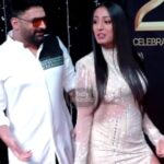 Kashmera Shah Instagram - #kashmerashah with #kapilsharma at the Red carpet of ITA Awards 💃🏻🕺🏻 #spotted #TellyMasala