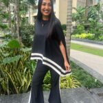 Kashmera Shah Instagram – Fabulous and absolutely comfortable and gorgeous outfit by the talented fashion designer @neetikachopra.official Thank you soon much for sending this for me and I apologize for the delay in wearing it. However I must say I have not worn a more comfortable outfit than this co ord set. My comfort clothes are tracks but this really beats them too #coordset #blackandwhite #comfortable #loungewear #chill #designerwear #kashmerashah