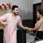 Kashmera Shah Instagram - Happy Ganesh Chaturti everyone @krushna30 #krishaangksharma #rayaanksharma #kashmerashah #krushna. The beautiful clothes of Rayaan Krishaang and Krushna were done by a talented designer @anjali_lilaria